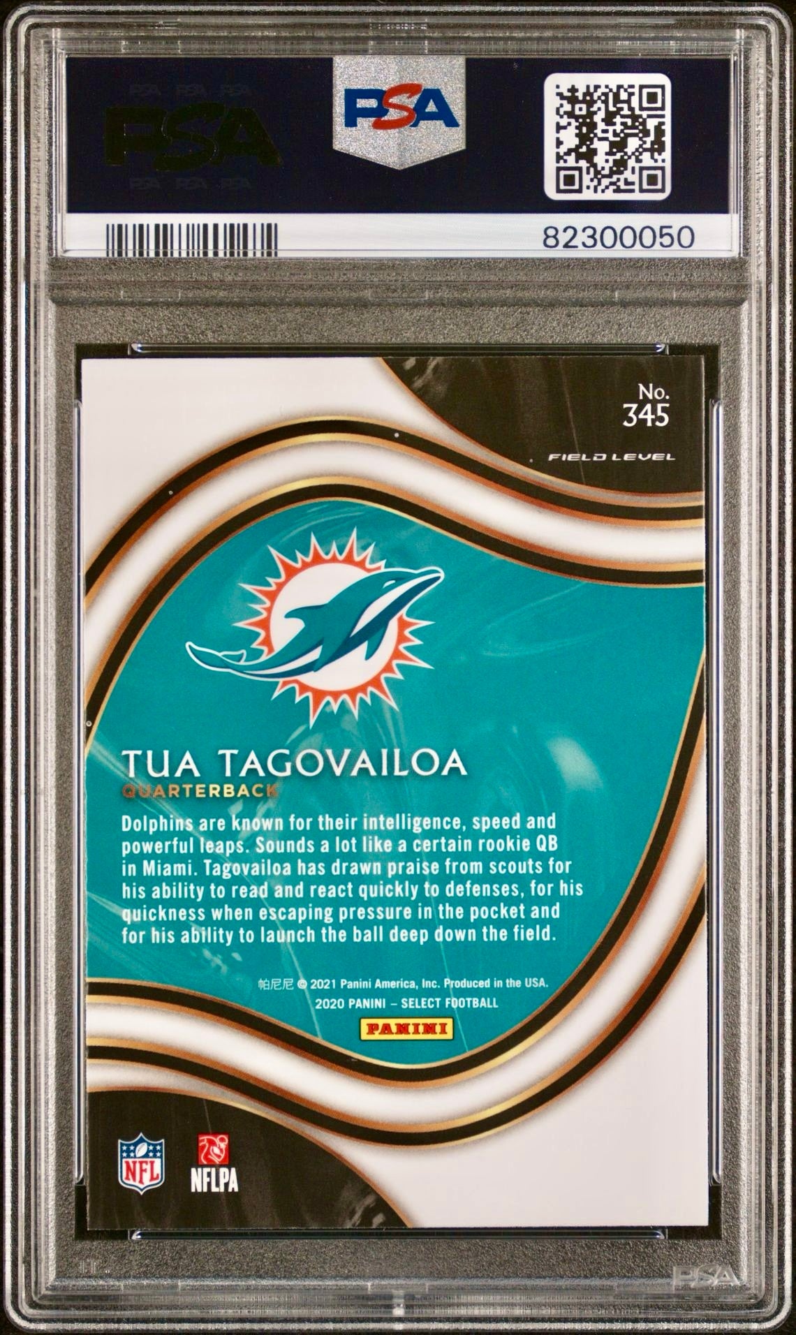 2020 PANINI SELECT TUA TAGOVAILOA PSA 10
