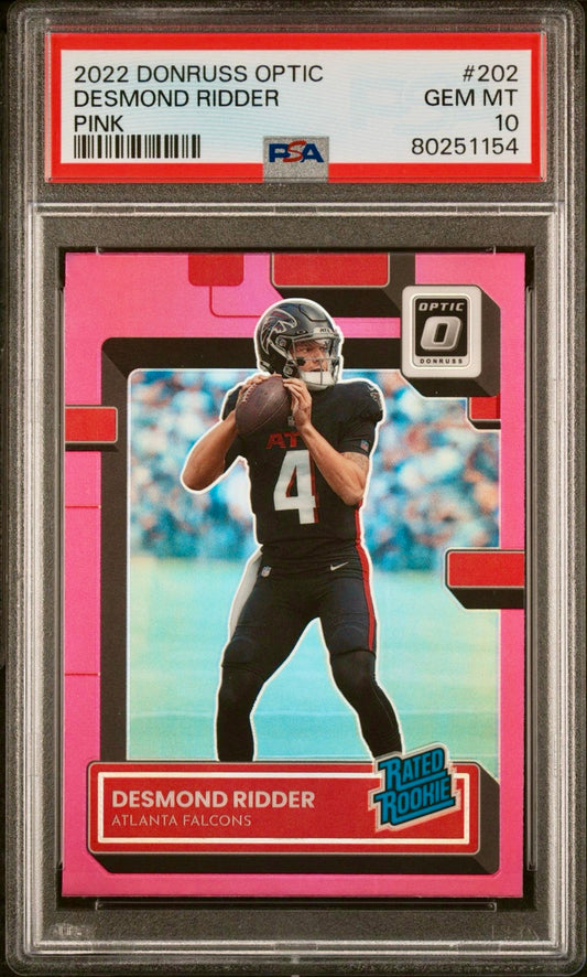 2022 DONRUSS OPTIC DESMOND RIDDER PINK PSA 10