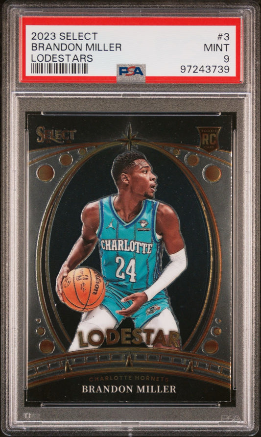 2023 SELECT BRANDON MILLER LODESTARS PSA 9