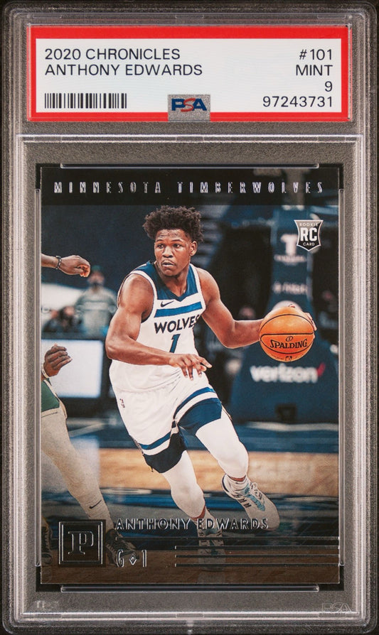2020 CHRONICLES ANTHONY EDWARDS PSA 9