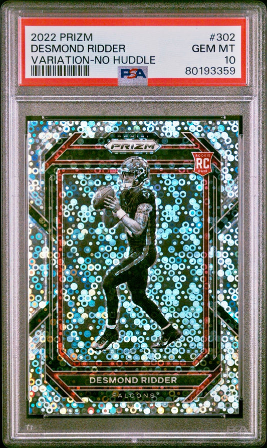 2022 PRIZM DESMOND RIDDER
VARIATION-NO HUDDLE PSA 10