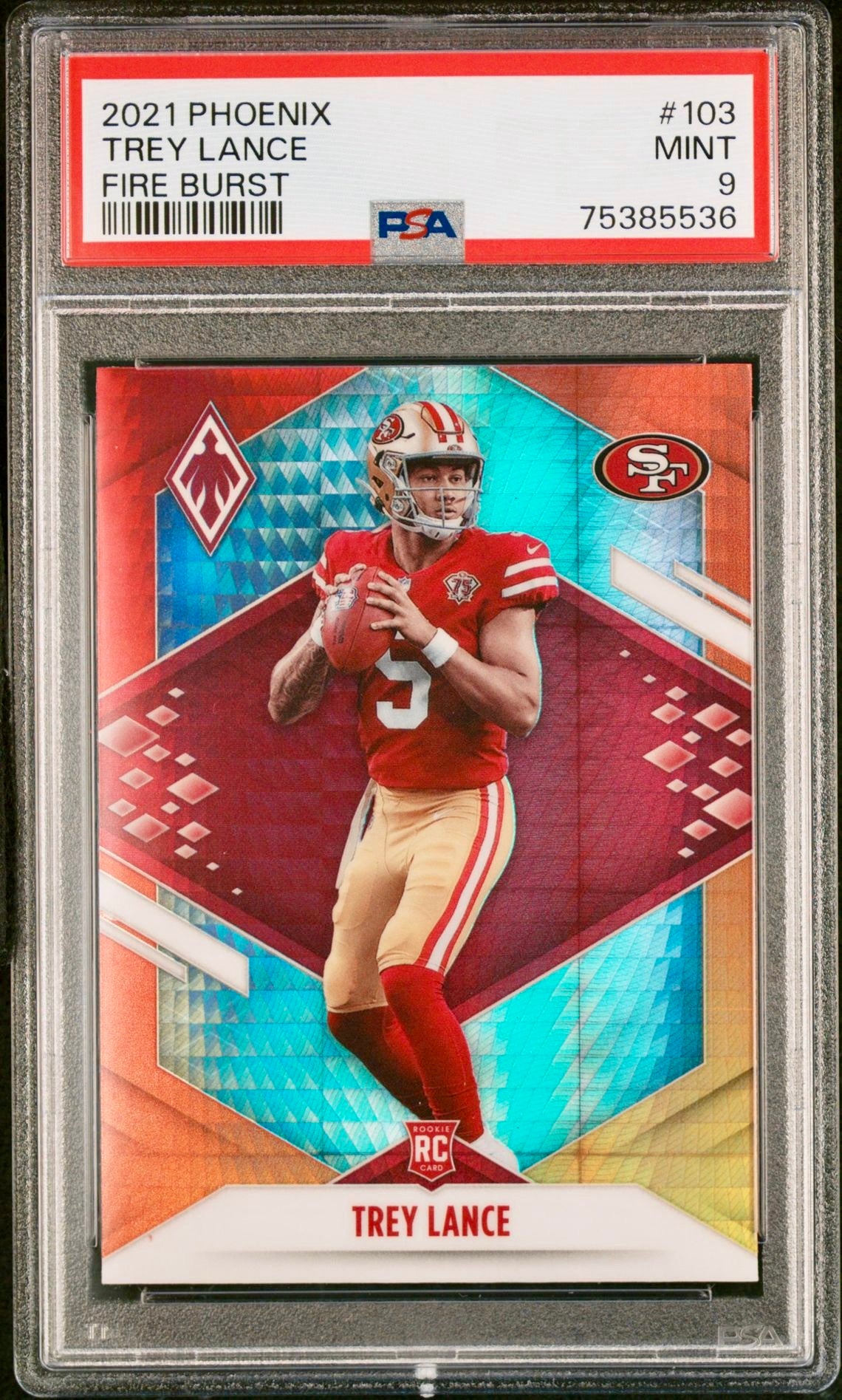 2021 PHOENIX TREY LANCE FIRE BURST PSA 9