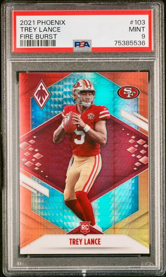 2021 PHOENIX TREY LANCE FIRE BURST PSA 9