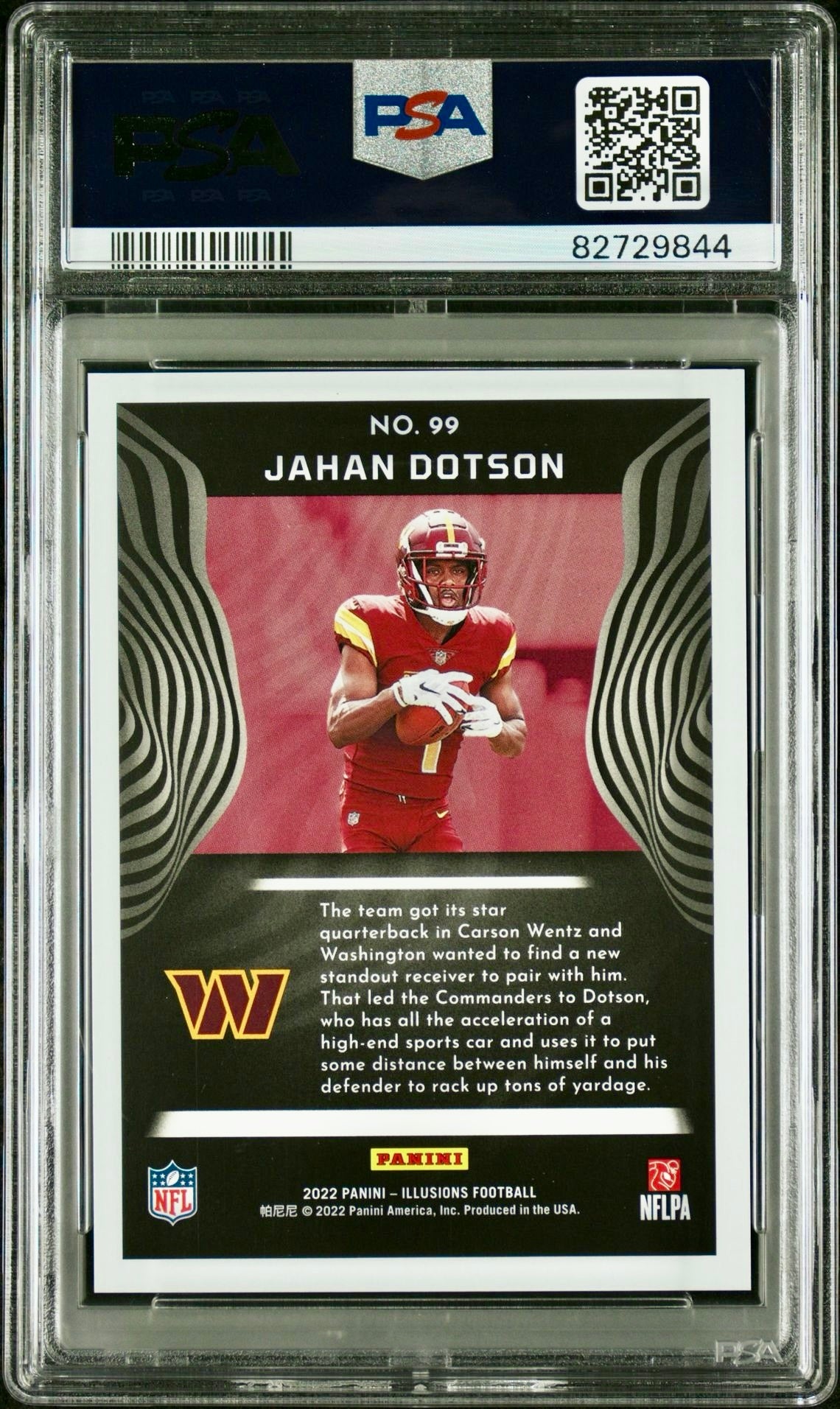 2022 ILLUSIONS JAHAN DOTSON
T/C YELLOW DIAMOND PSA 10
