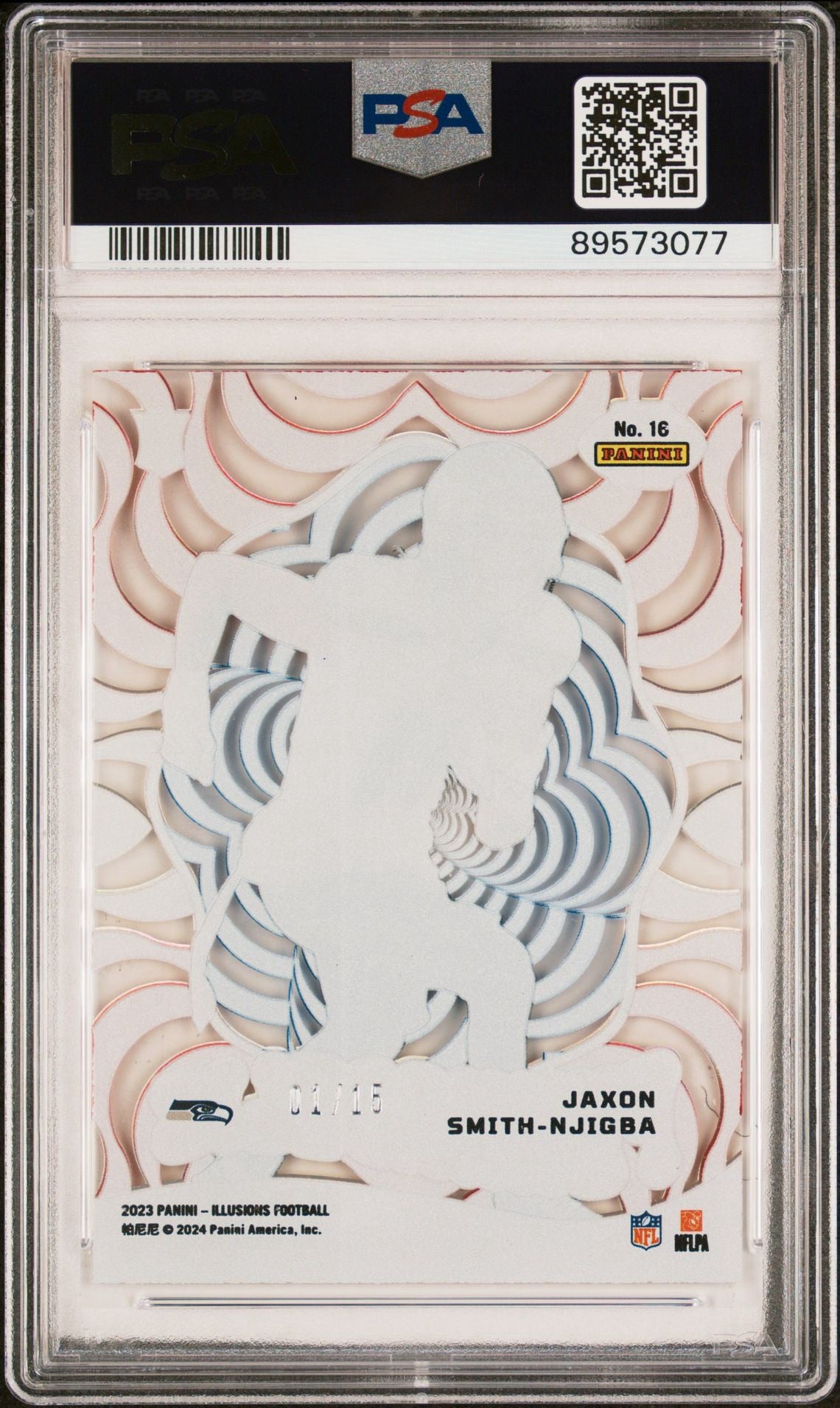 2023 ILLUSIONS JAXON SMITH-NJIGBA FUNKADELIC-RED AND BLUE PSA 9