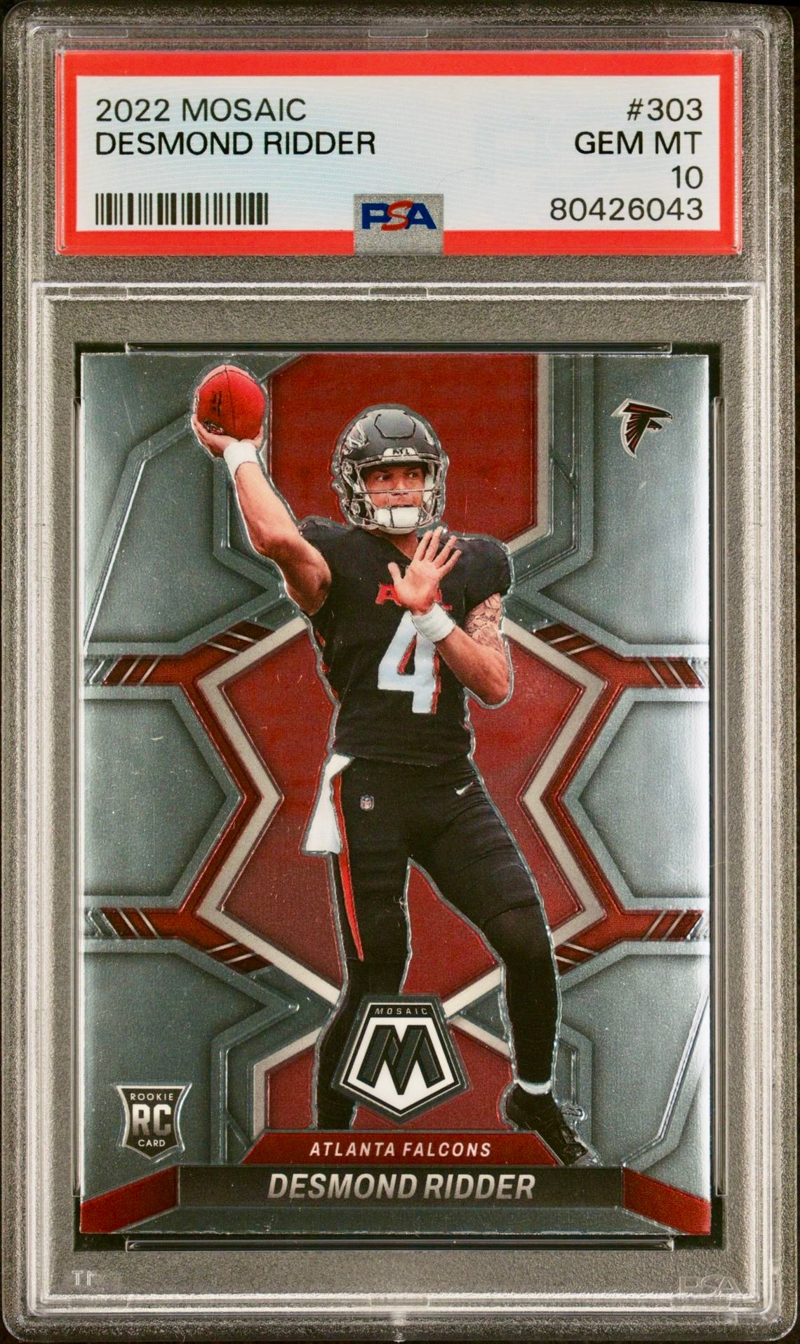 2022 MOSAIC DESMOND RIDDER PSA 10
