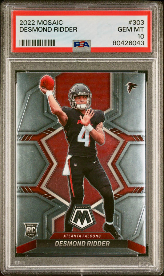2022 MOSAIC DESMOND RIDDER PSA 10