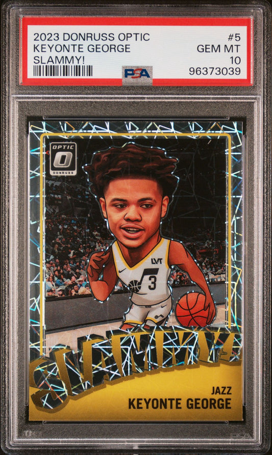 2023 DONRUSS OPTIC KEYONTE GEORGE SLAMMY! PSA 10