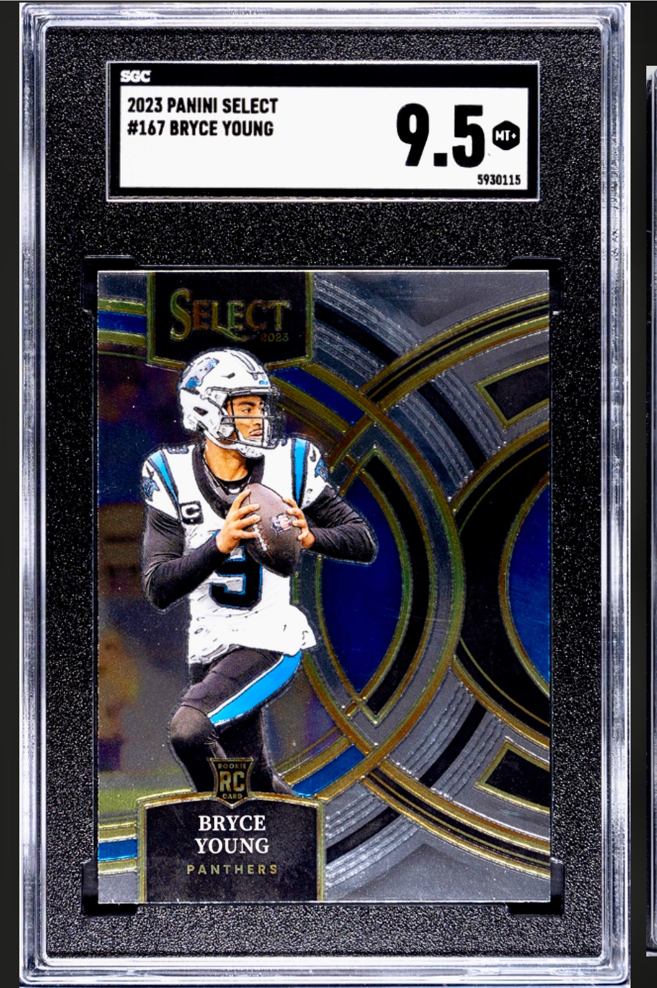 2023 PANINI SELECT #167 BRYCE YOUNG SGC 9.5