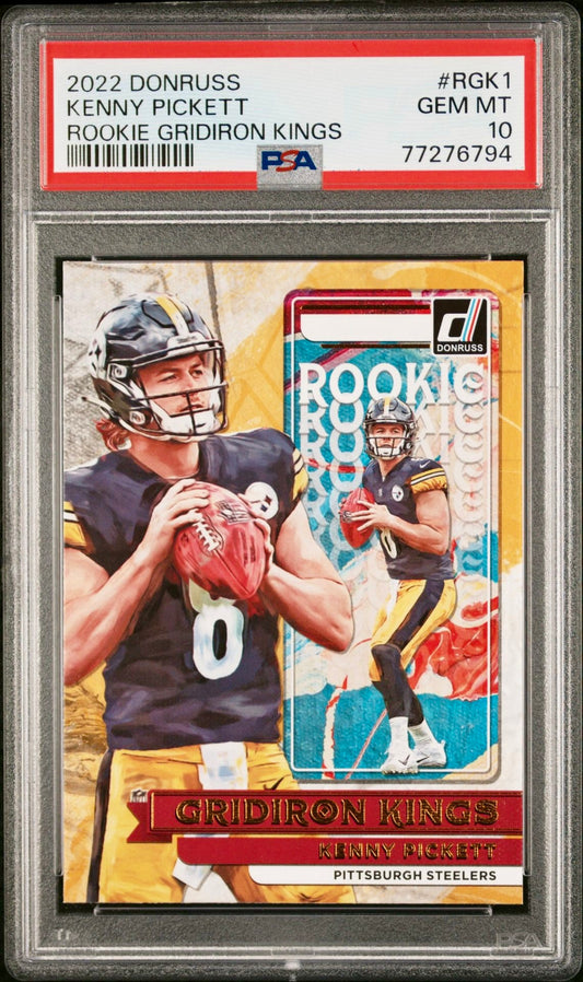 2022 DONRUSS KENNY PICKETT
ROOKIE GRIDIRON KINGS PSA 10