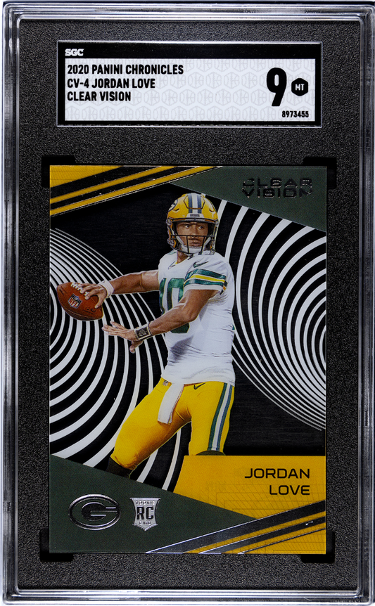 2020 PANINI CHRONICLES CV-4 JORDAN LOVE CLEAR VISION SGC 9