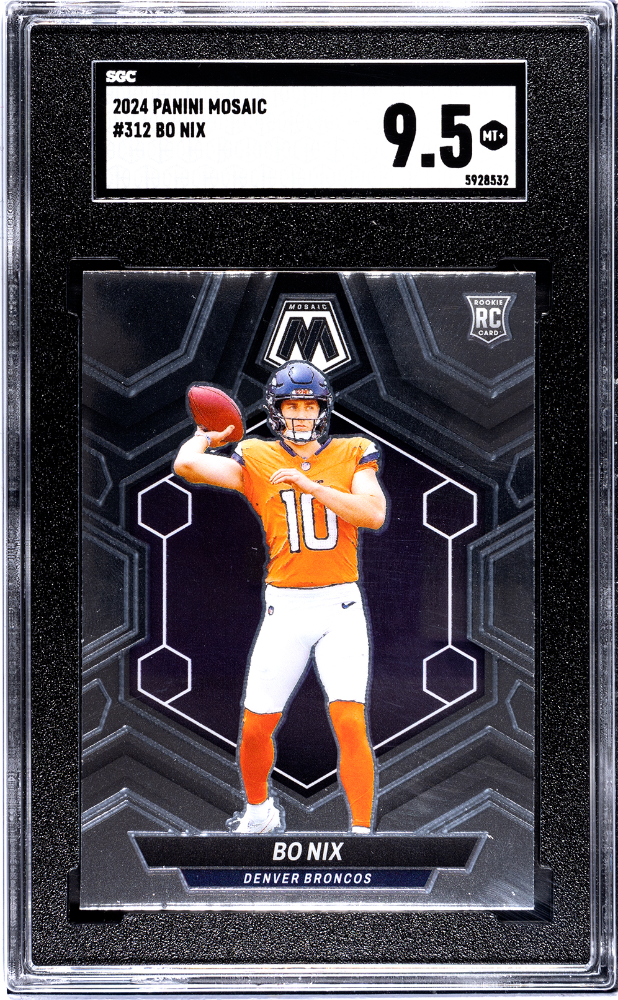 2024 PANINI MOSAIC #312 BO NIX SGC 9.5