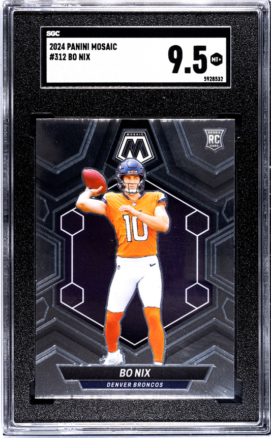 2024 PANINI MOSAIC #312 BO NIX SGC 9.5