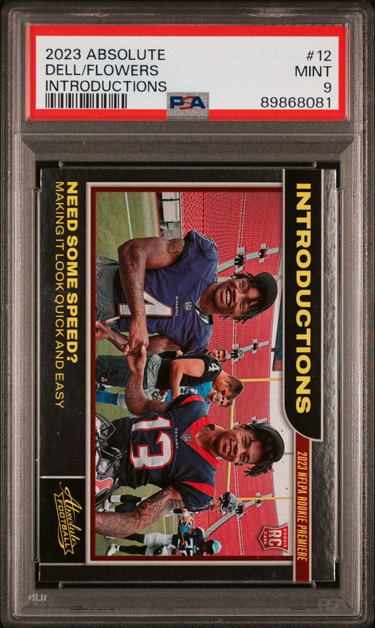 2023 ABSOLUTE DELL/FLOWERS INTRODUCTIONS PSA 9