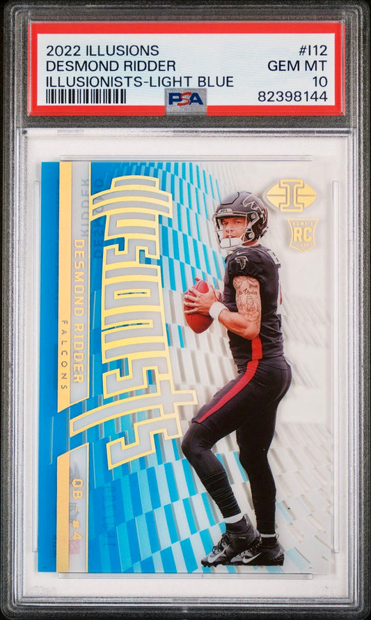 2022 ILLUSIONS DESMOND RIDDER ILLUSIONISTS-LIGHT BLUE PSA 10