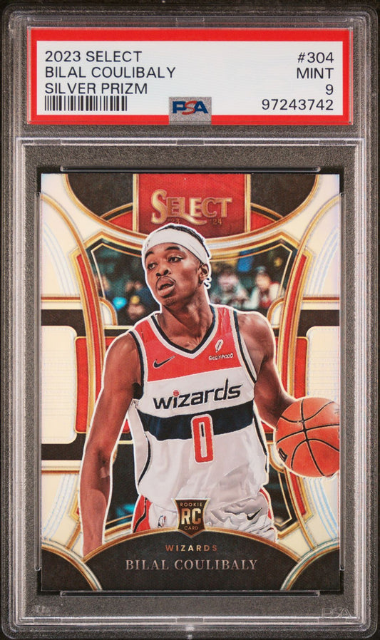 2023 SELECT BILAL COULIBALY SILVER PRIZM PSA 9