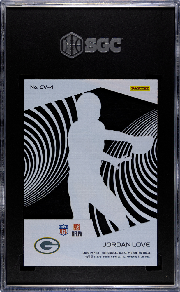 2020 PANINI CHRONICLES CV-4 JORDAN LOVE CLEAR VISION SGC 9