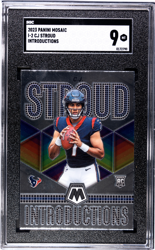 2023 PANINI MOSAIC I-2 CJ STROUD INTRODUCTIONS SGC 9