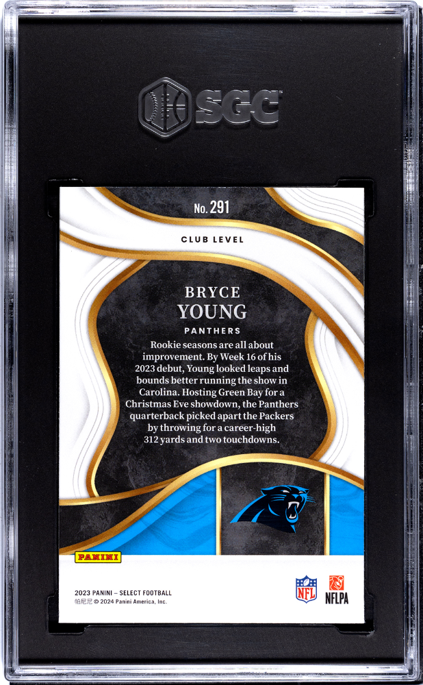 2023 PANINI SELECT #291 BRYCE YOUNG SGC 8