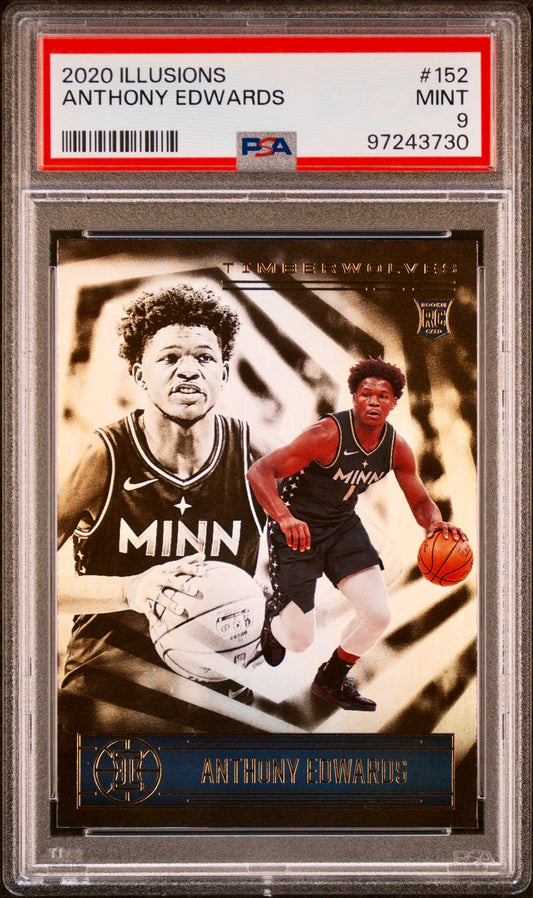 2020 ILLUSIONS ANTHONY EDWARDS PSA 9