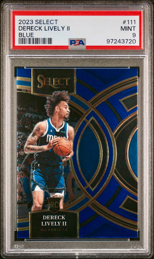 2023 SELECT DERECK LIVELY II BLUE PSA 9