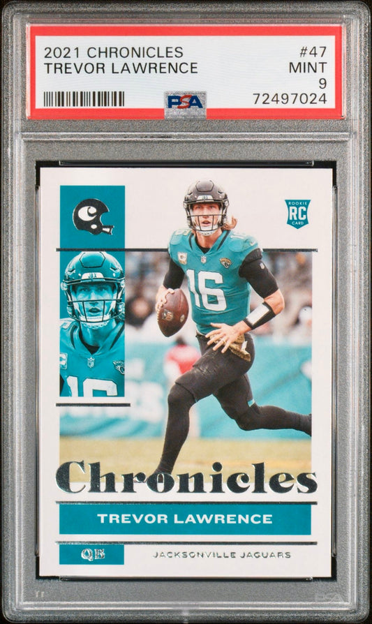 2021 CHRONICLES TREVOR LAWRENCE PSA 9
