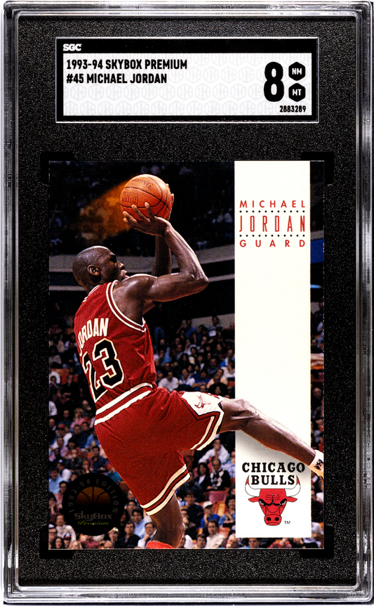 1993-94 SKYBOX PREMIUM #45 MICHAEL JORDAN SGC 8
