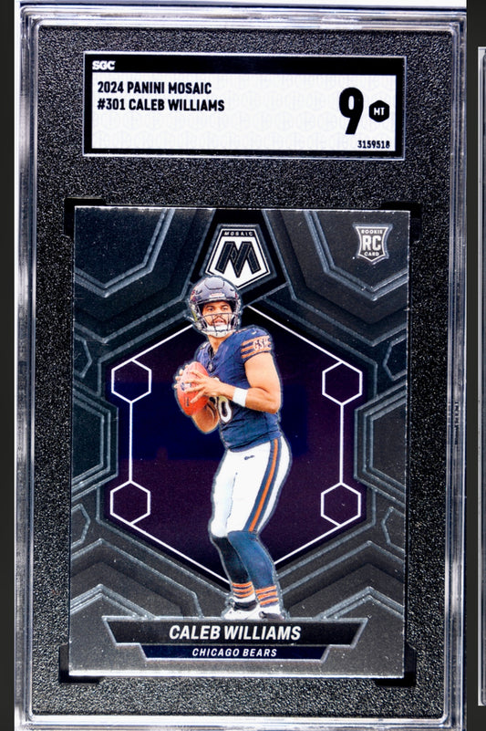 2024 PANINI MOSAIC #301 CALEB WILLIAMS SGC 9