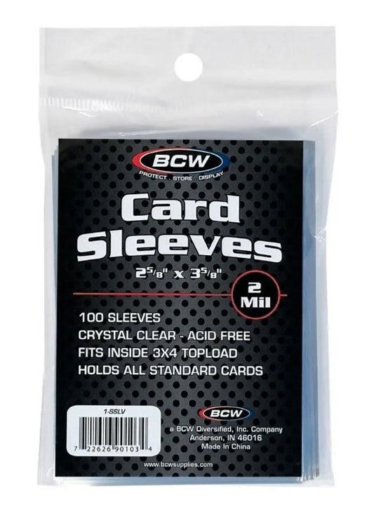 100 BCW Standard Card Sleeves