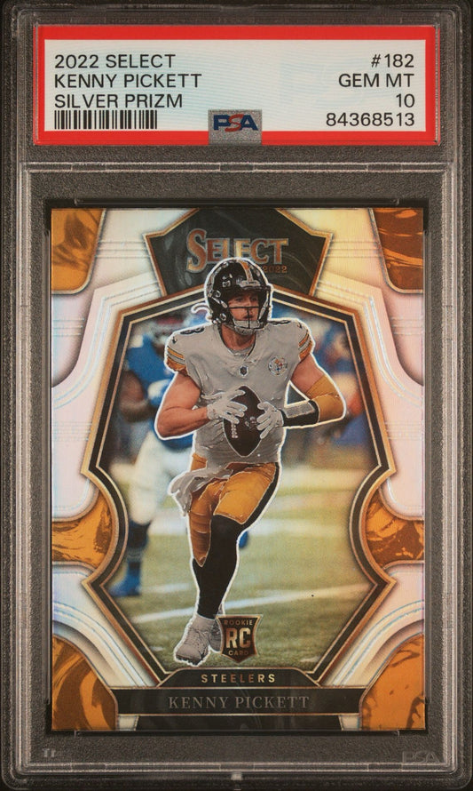 2022 SELECT KENNY PICKETT SILVER PRIZM PSA 10