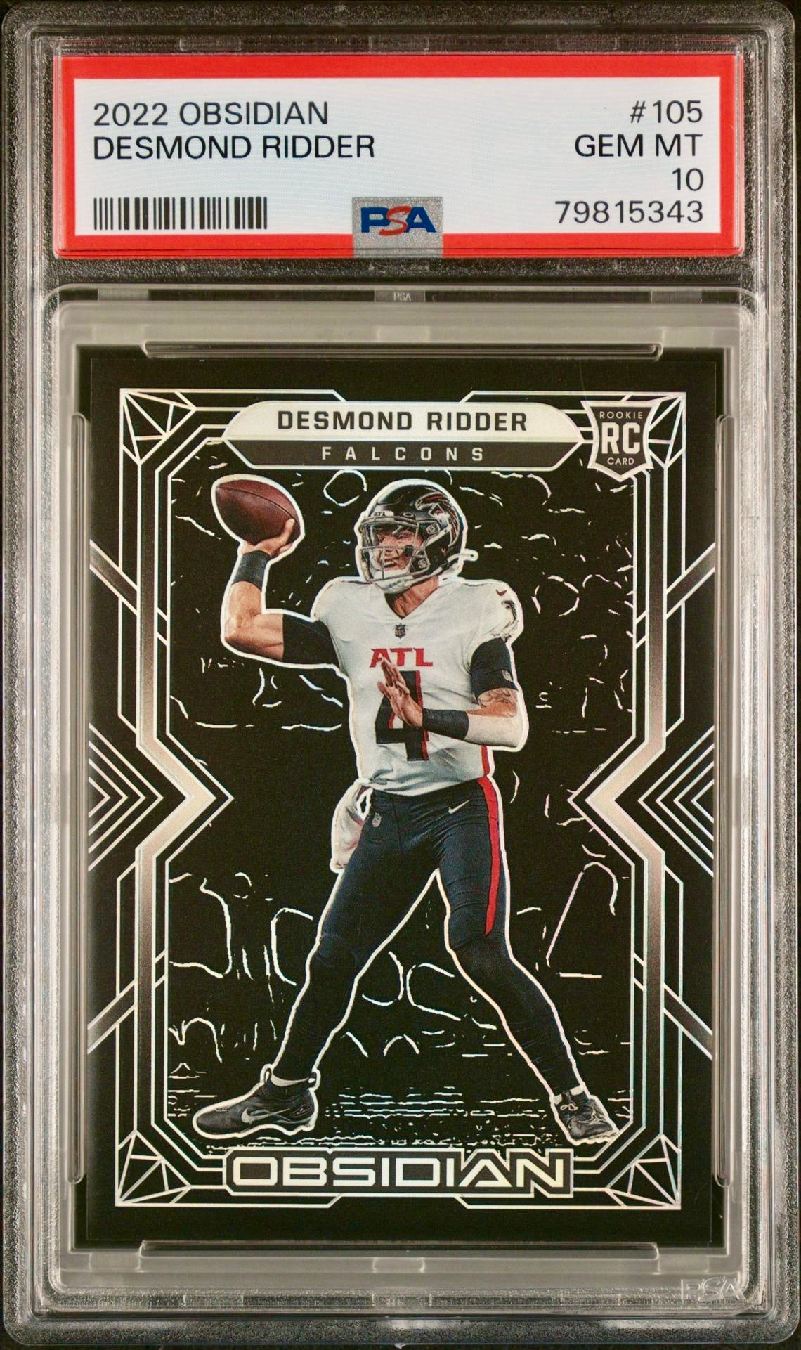 2022 OBSIDIAN DESMOND RIDDER PSA 10