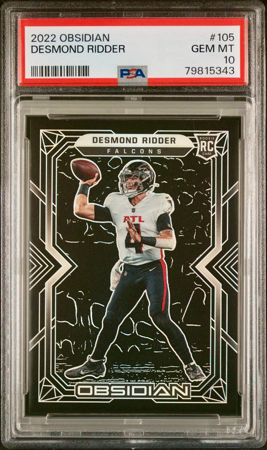 2022 OBSIDIAN DESMOND RIDDER PSA 10