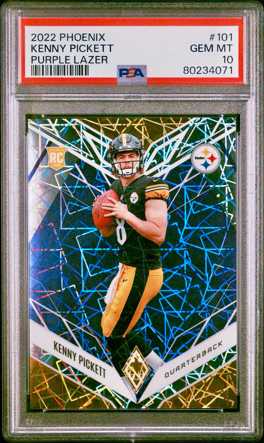 2022 PHOENIX KENNY PICKETT PURPLE LAZER PSA 10