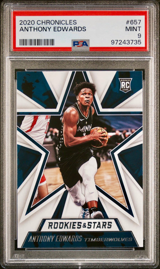 2020 CHRONICLES ANTHONY EDWARDS PSA 9
