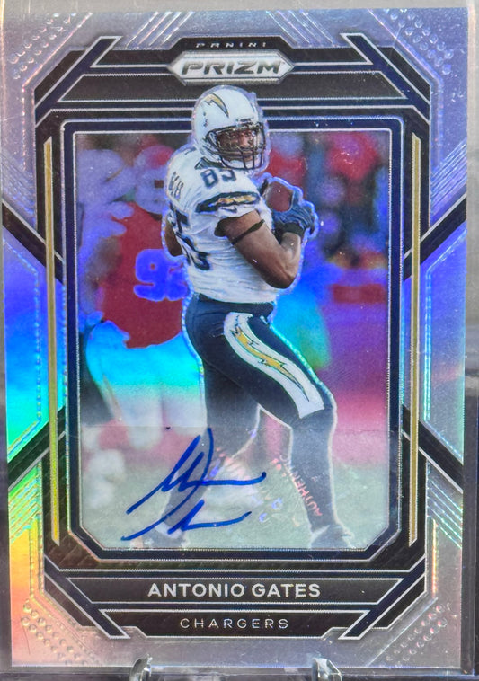 2022 PRIZM ANTONIO GATES #158 AUTO CHARGERS
