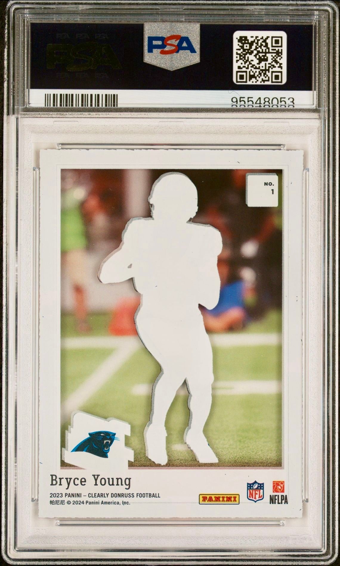 2023 CLEARLY DONRUSS BRYCE YOUNG RETRO RATED ROOKIE 1988 PSA 9
