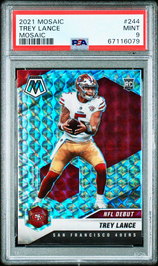 2021 MOSAIC TREY LANCE MOSAIC PSA 9