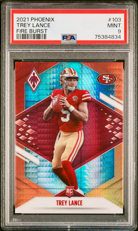 2021 PHOENIX TREY LANCE FIRE BURST PSA 9