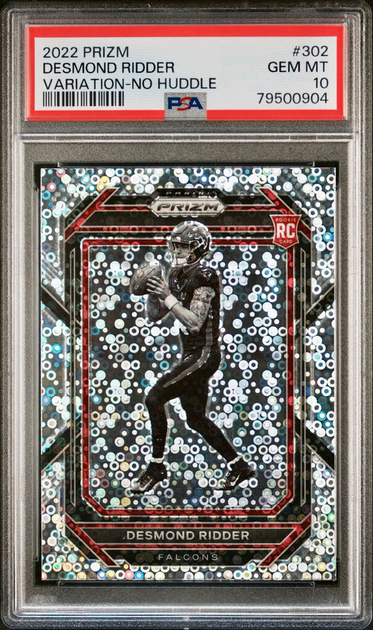 2022 PRIZM DESMOND RIDDER
VARIATION-NO HUDDLE PSA 10