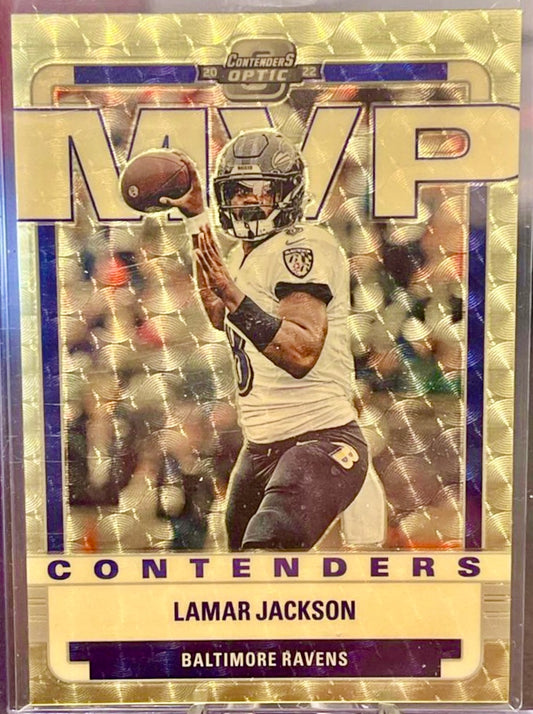 2022 Contenders Optic 11 Card Lamar Jackson MVP Set