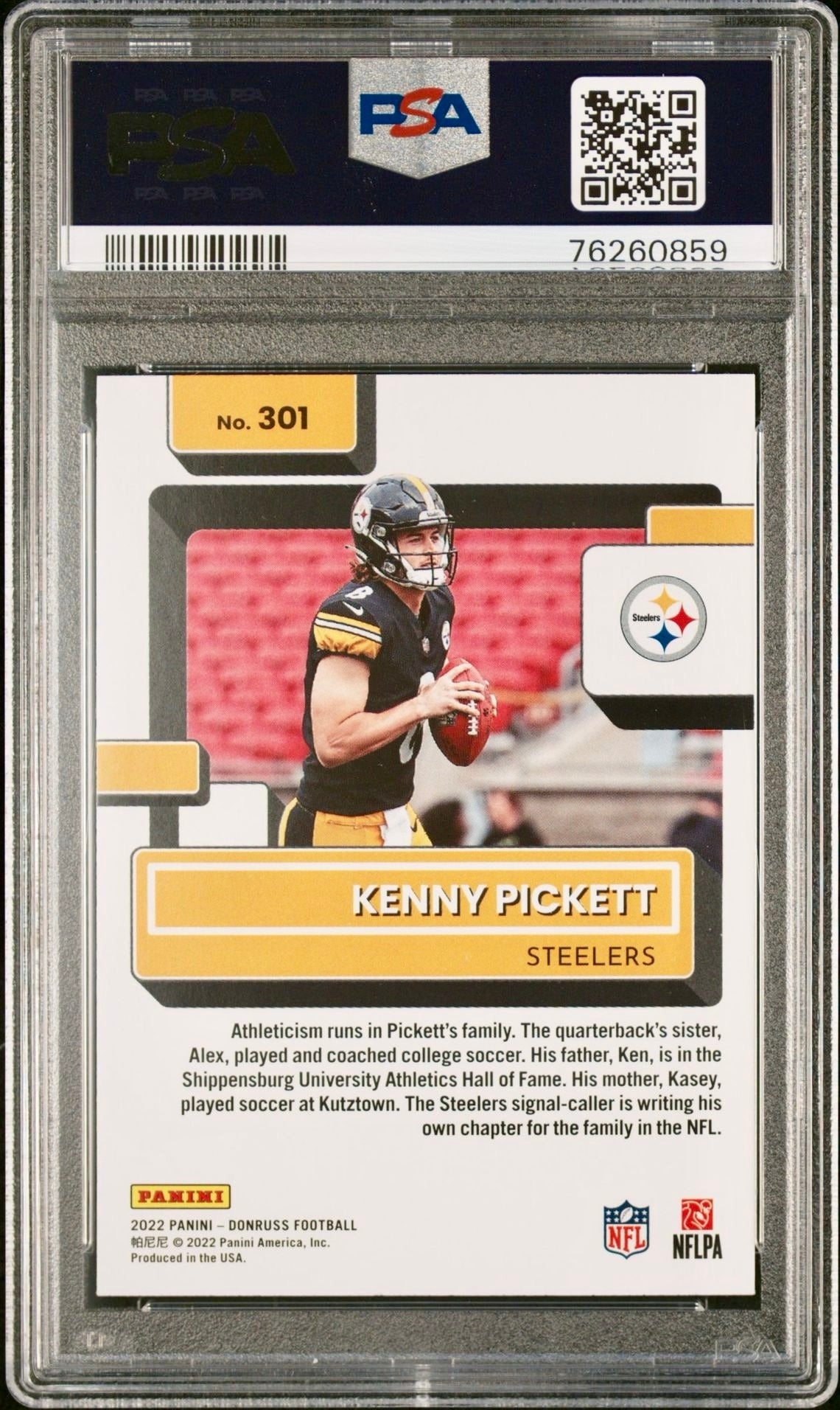 2022 DONRUSS KENNY PICKETT PSA 10