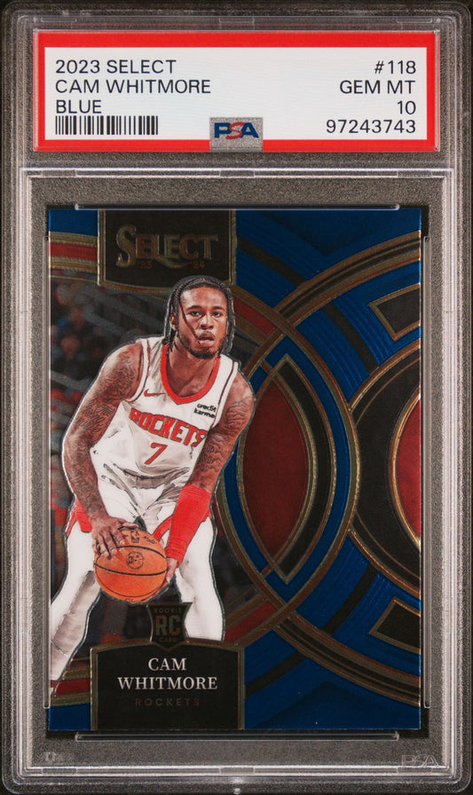 2023 SELECT CAM WHITMORE BLUE PSA 10