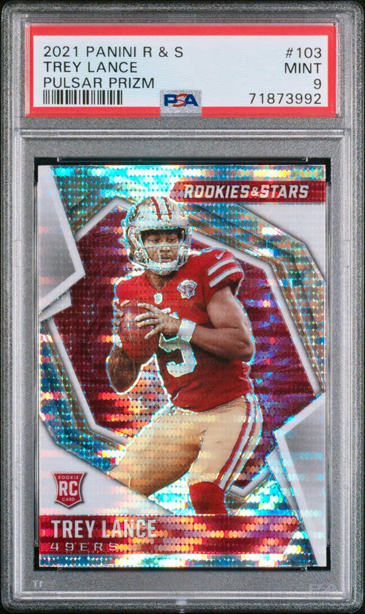 2021 PANINI R & S TREY LANCE PULSAR PRIZM PSA 9