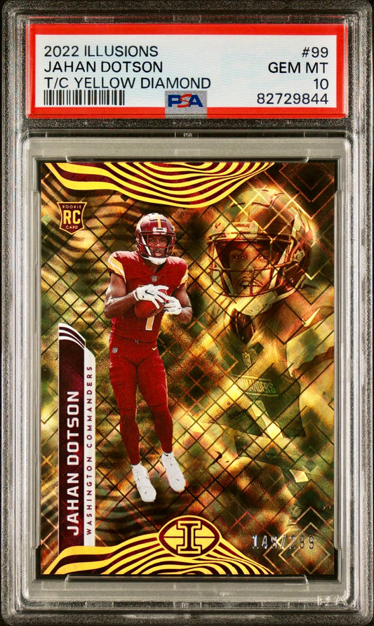 2022 ILLUSIONS JAHAN DOTSON
T/C YELLOW DIAMOND PSA 10