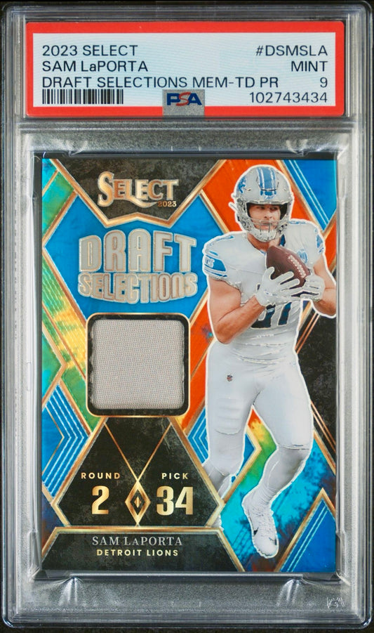 2023 SELECT SAM LaPORTA DRAFT SELECTIONS MEM-TD PR #DSMSLA PSA 9
