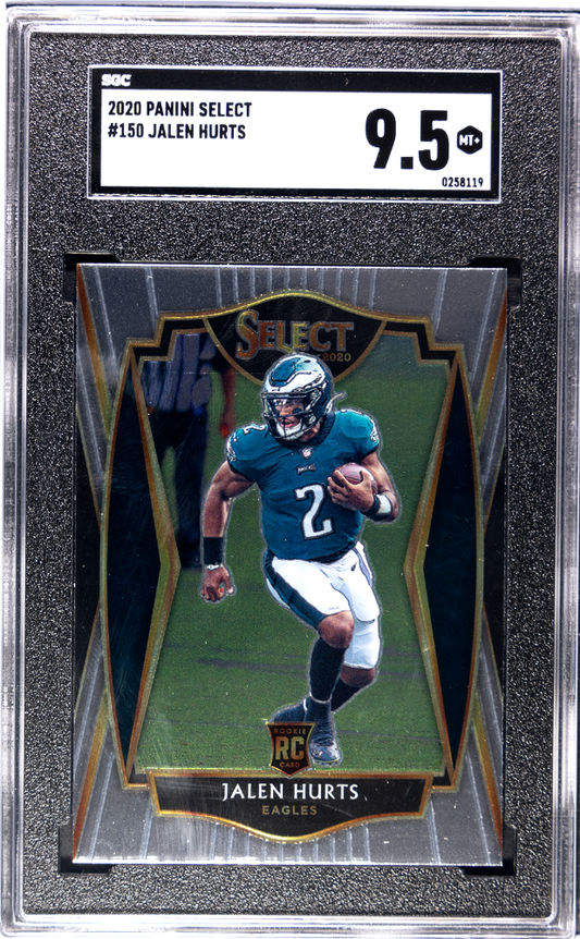 2020 PANINI SELECT #150 JALEN HURTS SGC 9.5