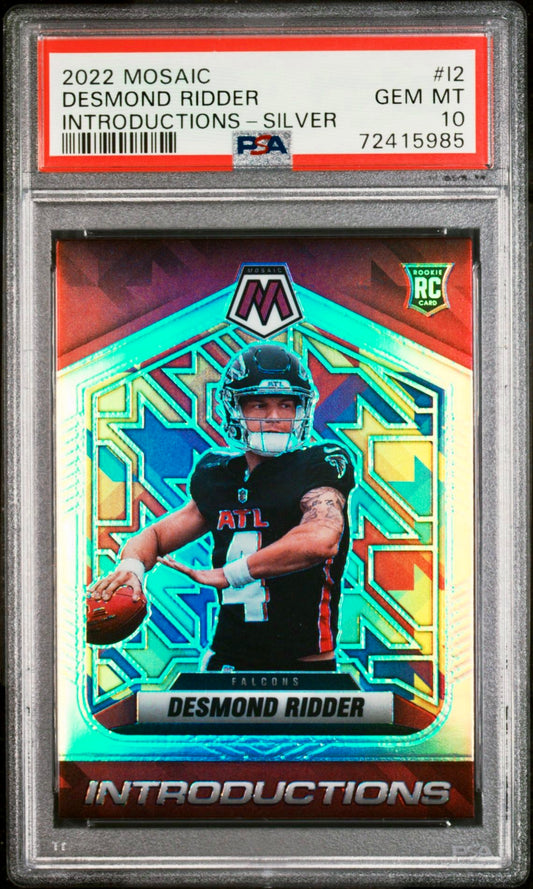 2022 MOSAIC DESMOND RIDDER INTRODUCTIONS - SILVER PSA 10