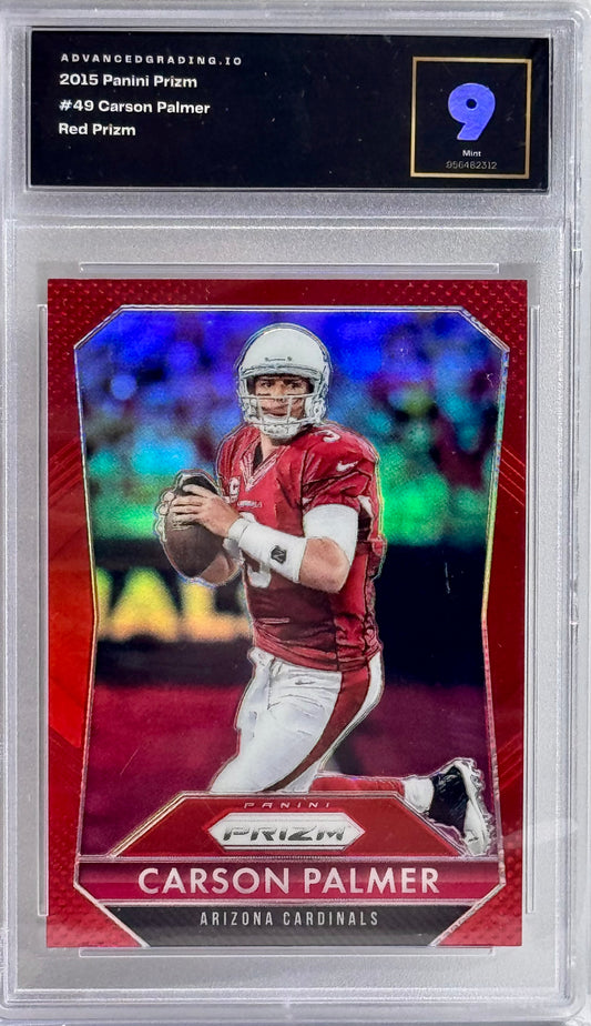 2015 Panini Prizm #49 Carson Palmer
Red Prizm Mint 9