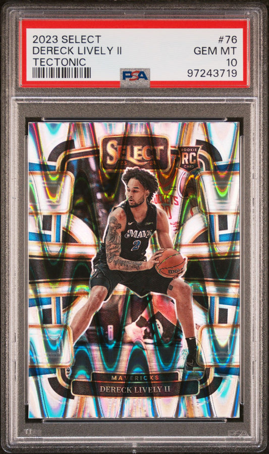 2023 SELECT DERECK LIVELY II TECTONIC PSA 10