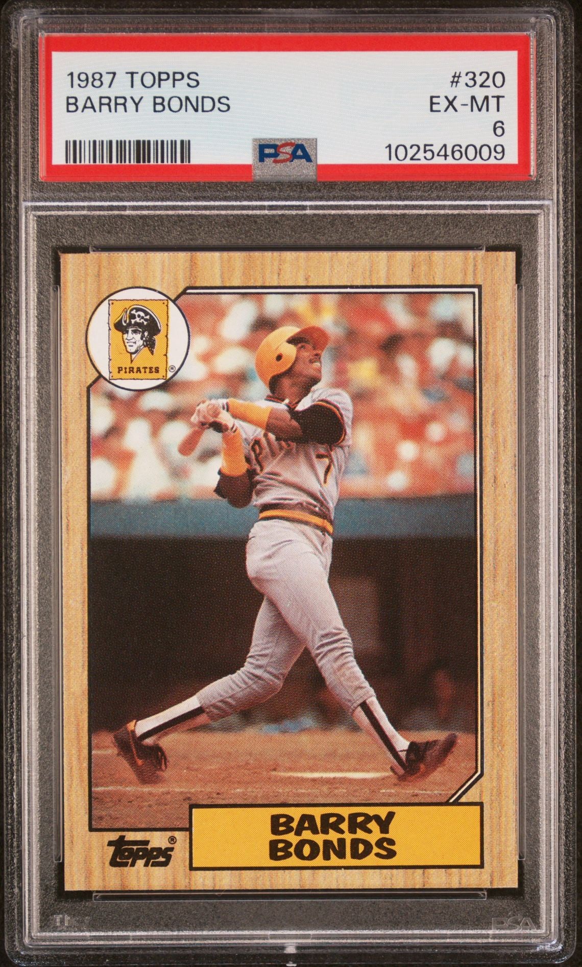 1987 TOPPS BARRY BONDS PSA 6